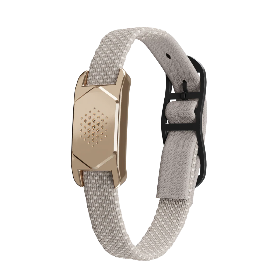 odem souls Flex Armband mit goldenem Frequenz-Element